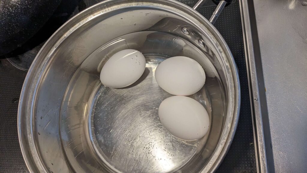 固ゆで卵の作り方
